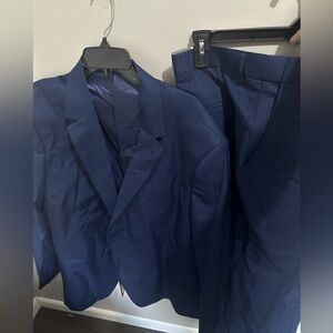NWT Johnny Bigg Men's BATES MINI CHECKSUIT JACKET Sz 54  And SlimDress Pants 48